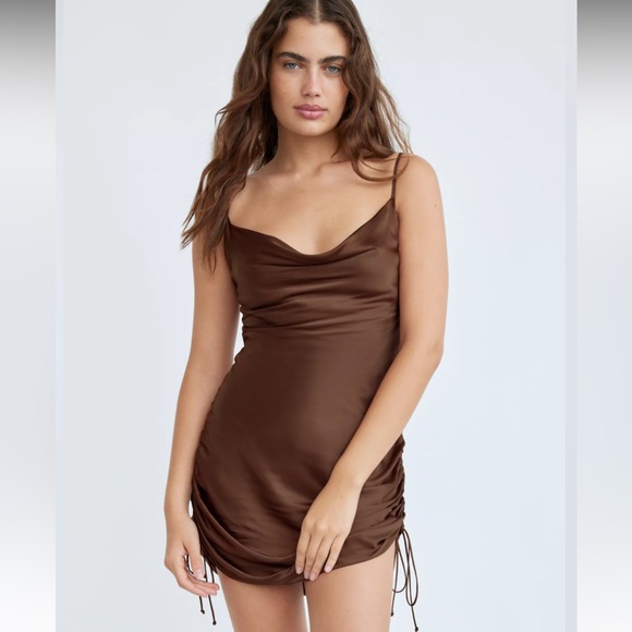 Wilfred Only Ruched Slip Dress size XS - Picture 8 of 10